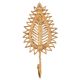 Brass leafy Flower Design Wall Hook 